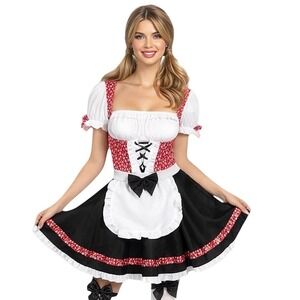 Spooktacular Creations Women Oktoberfest Dirndl Dress German Beer Girl Costume